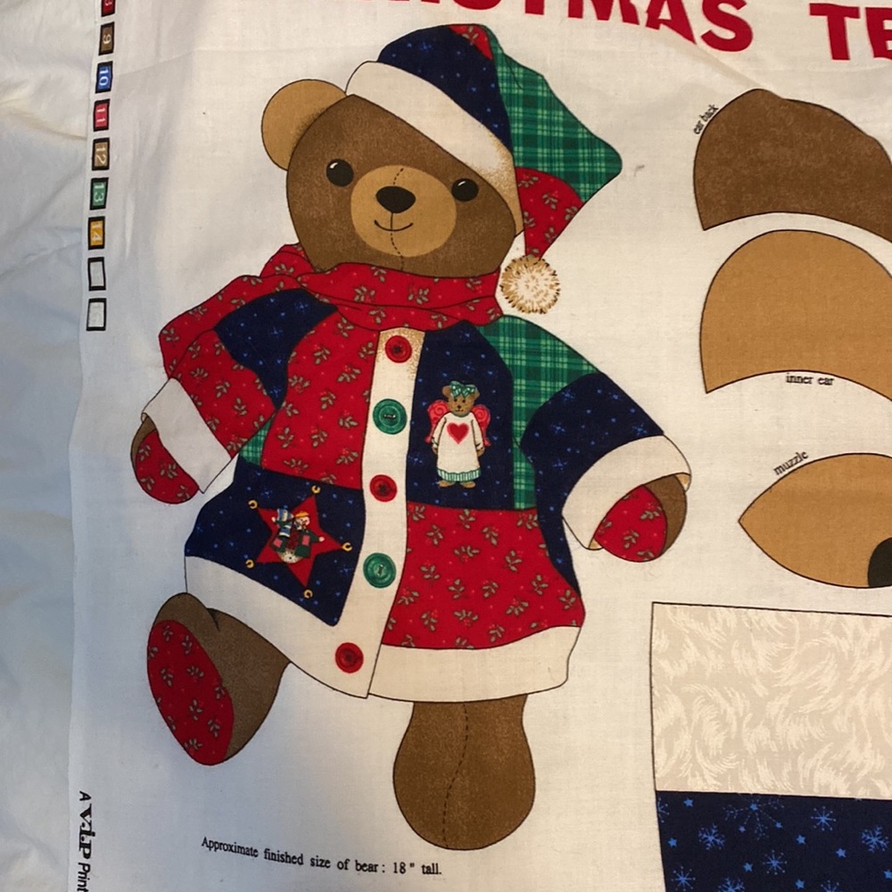 Sew your own Christmas Teddy Bear